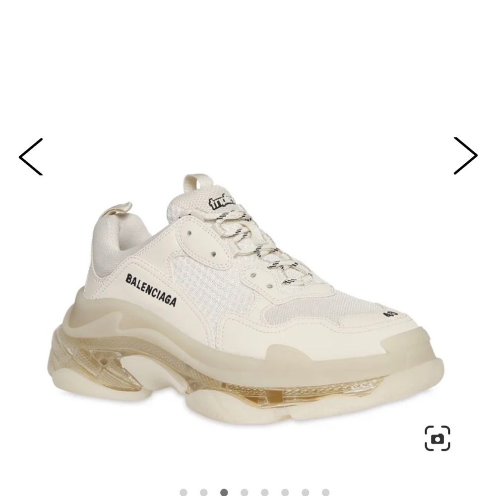 Balenciaga triple s clear sole sneakers